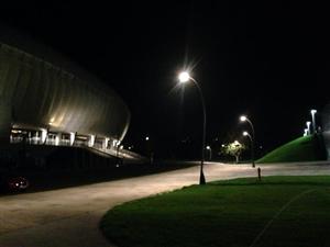 Lumină la Cluj Arena. A fost pornit iluminatul arhitectural FOTO