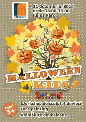 Atelier de sculptat dovleci si petrecere costumata, de Halloween, la Iulius Mall (P)