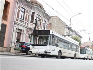 Linia 1 de troleibuze, înlocuită cu autobuze în acest weekend