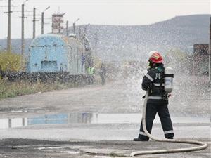 Exerciţiu de intervenţie în caz de inundaţii lângă Cluj