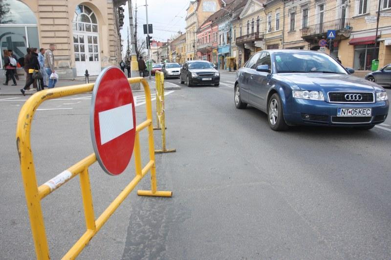 Noi restricţii de circulaţie în centrul Clujului. Zona afectată