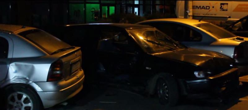 Clujean, dus la Psihiatrie: s-a enervat, a agresat două persoane, a lovit șase autoturisme și a dat într-un polițist VIDEO 