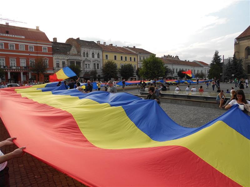 Ziua Drapelului Naţional, sărbătorită cu fast la Cluj