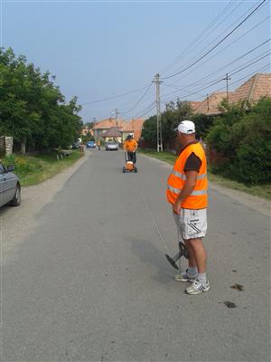 RAADPP Cluj a finalizat lucrările de marcaj rutier pe DJ 103G GALERIE FOTO