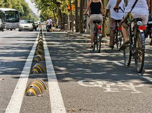 Clujenii, nemulţumiţi de situaţia pistelor de bicicletă din oraş. 