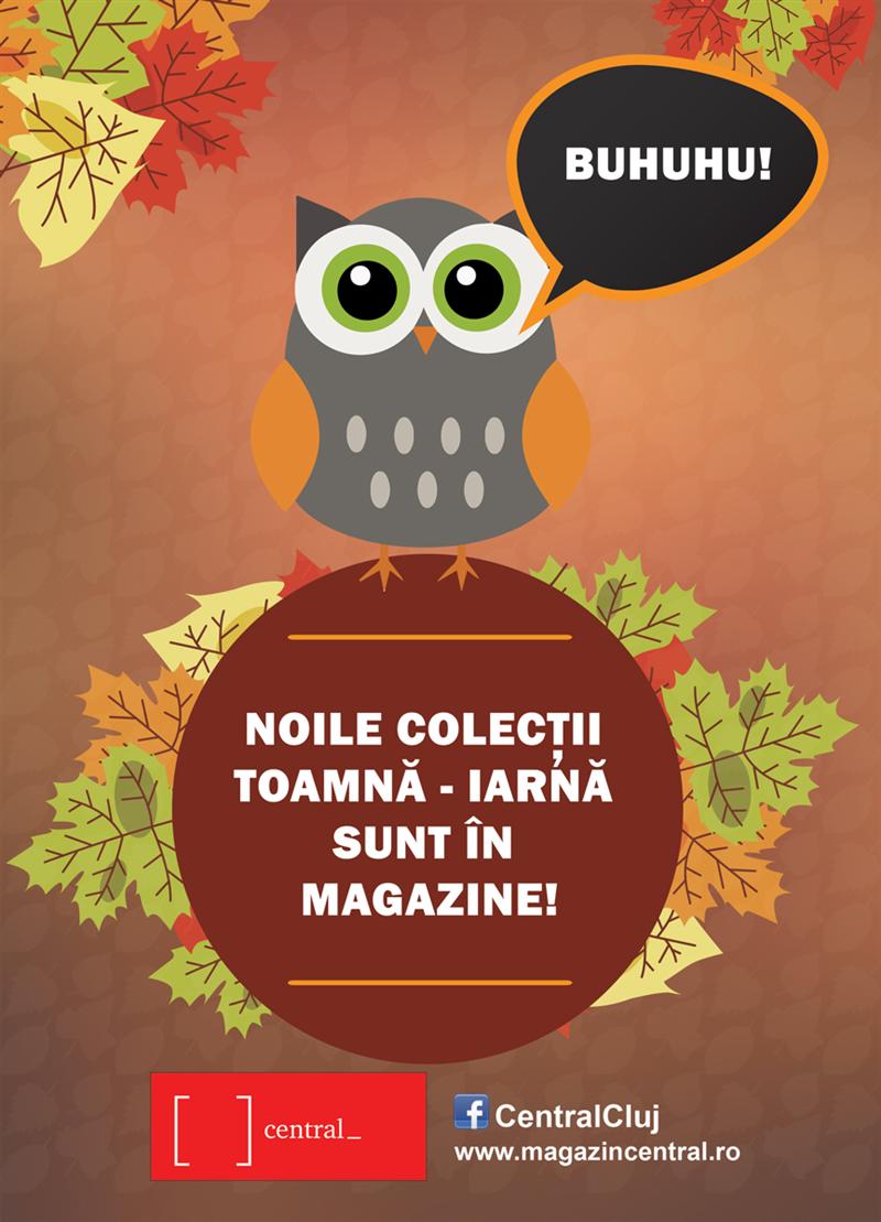 Noile colecţii toamnă-iarnă sunt în magazine, la Central (P)