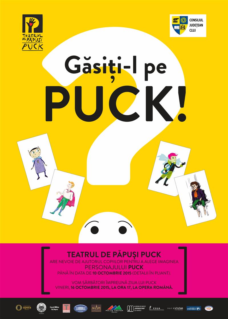 Teatrul Puck își caută o nouă mascotă 