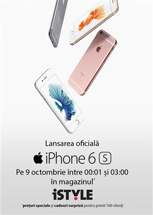 iSTYLE lansează oficial iPhone 6s și iPhone 6s Plus în Polus Center (P)