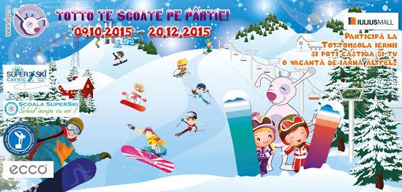 Kidsland Totto din Iulius Mall te trimite intr-un weekend la ski (P)