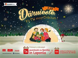 În această iarnă, Iulius Mall Cluj trimite un client norocos acasă la Moș Crăciun, în Laponia (P)
