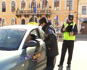 Şoferii, cerşetorii şi taximetriştii au fost controlaţi de poliţiştii locali