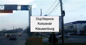 Tribunalul a decis: fără plăcuţe multilingve la intrările în Cluj-Napoca