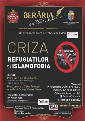 Criza refugiaţilor şi islamofobia, dezbătute la Berăria Culturală