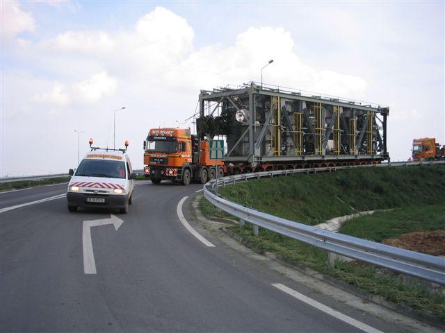 Un transport agabaritic va bloca traficul în Cluj