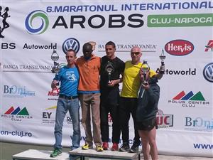 Maratonul internaţional AROBS, dominat de alergătorii kenyeni FOTO
