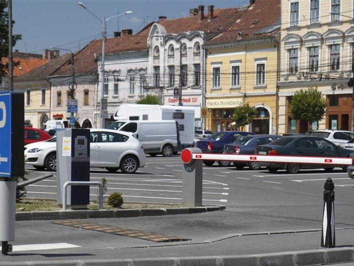 Parcarea cu bariere din Unirii, închisă de Zilele Clujului 