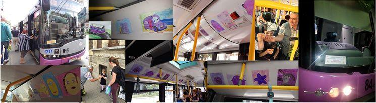 Expoziții în autobuze, troleibuze şi tramvaie cu desenele din concursul pentru stabilirea noii mascote CTP Cluj