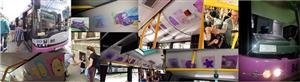 Expoziții în autobuze, troleibuze şi tramvaie cu desenele din concursul pentru stabilirea noii mascote CTP Cluj