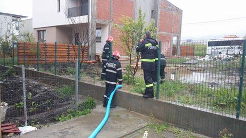 Inundaţii în 26 de localităţi din judeţul Cluj 