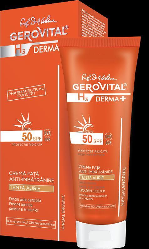 Două noi produse dermatocosmetice, în gama Gerovital H3 DERMA+SUN (P)