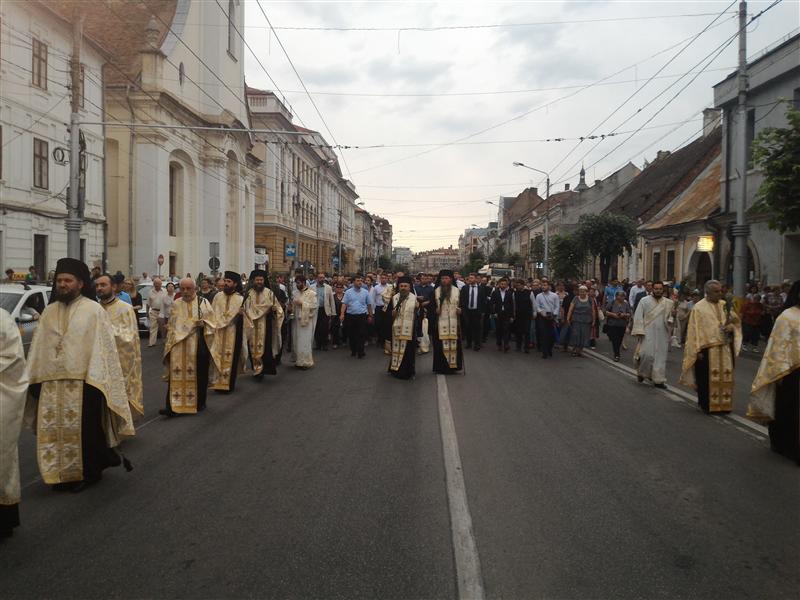 2.000 de clujeni la procesiunea de Rusalii la Cluj-Napoca