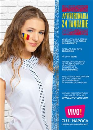 Sărbătoreşte Mica Unire cu VIVO! Cluj-Napoca! (P)
