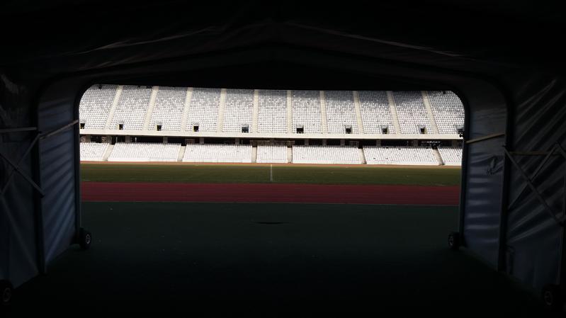 Cum arată gazonul de pe Cluj Arena cu o lună şi jumătate înainte de România - Danemarca GALERIE FOTO