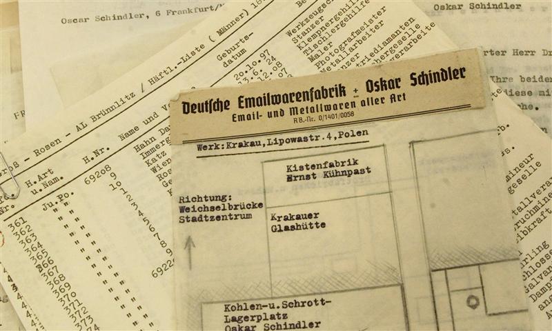 Lista lui Schindler, scoasă la vânzare. Documentul datează din 18 aprilie 1945