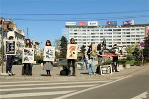 Un nou protest al veganilor la Cluj. 