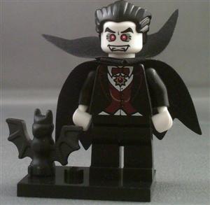 Reşedinţa secretă de vacanţă a Contelui Dracula. Din Lego