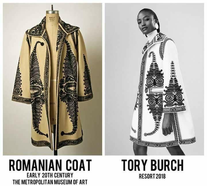 Controversă în lumea modei. Tory Burch, acuzată că a copiat un suman tradiţional românesc