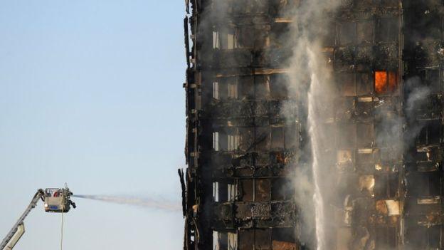 Incendiu în Londra. O clădire de 27 de etaje a ars în întregime. Mai multe persoane au murit şi câteva zeci sunt rănite
