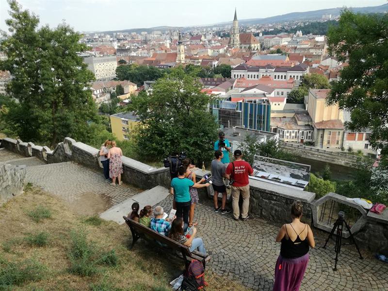 Premieră pentru Clujul turistic. Machete tactile pe podul Elisabeta și pe Cetățuie FOTO