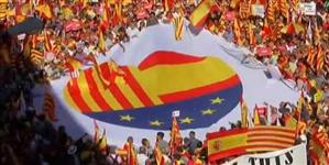 Miting de amploare la Barcelona, împotriva independenței Cataloniei