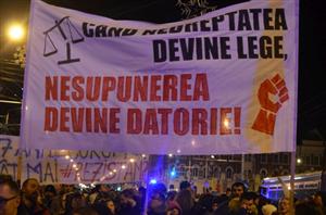 Protest la defilarea de 1 Decembrie de la Cluj