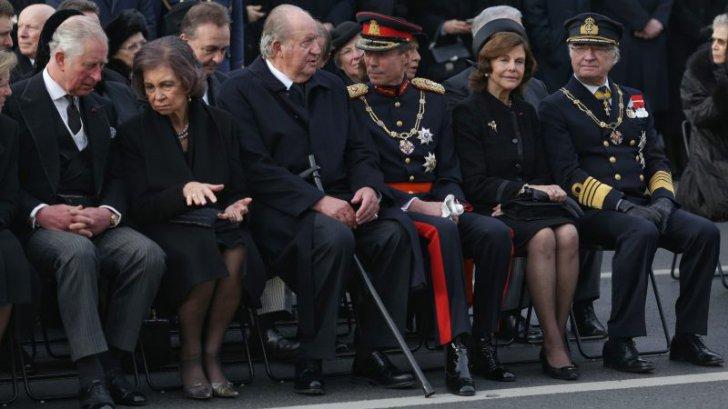 Familii regale din toată Europa la funeraliile Regelui Mihai 