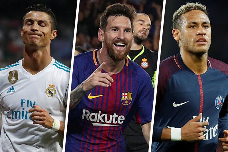 Messi, Neymar şi Ronaldo, coechipieri în echipa anului 2017