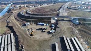 Probleme pentru podul ce trece autostrada peste Someş la Cluj FOTO/VIDEO