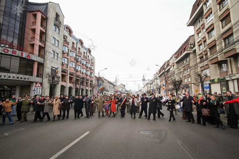 Ceremonia militară şi religioasă de Mica Unire, la statuia lui Alexandru Ioan Cuza