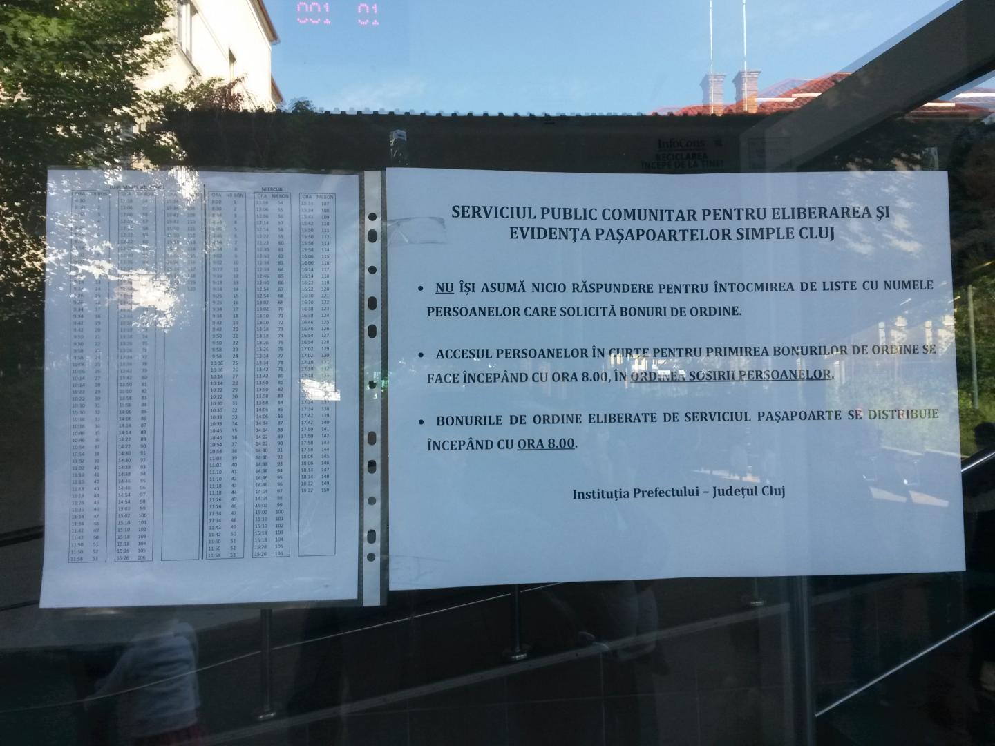 Umiliți la Pașapoarte. Obținerea documentului de călătorie, o tortură pentru clujeni