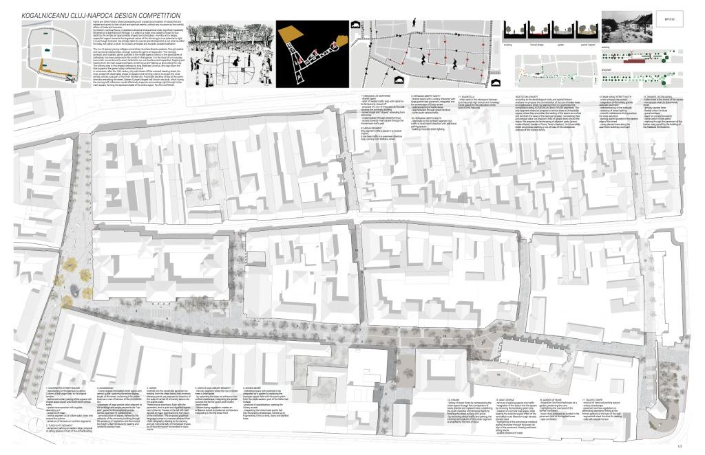 Cum vor arăta strada Kogălniceanu și încă opt artere din centru. Pietonal și shared space, zero locuri de parcare