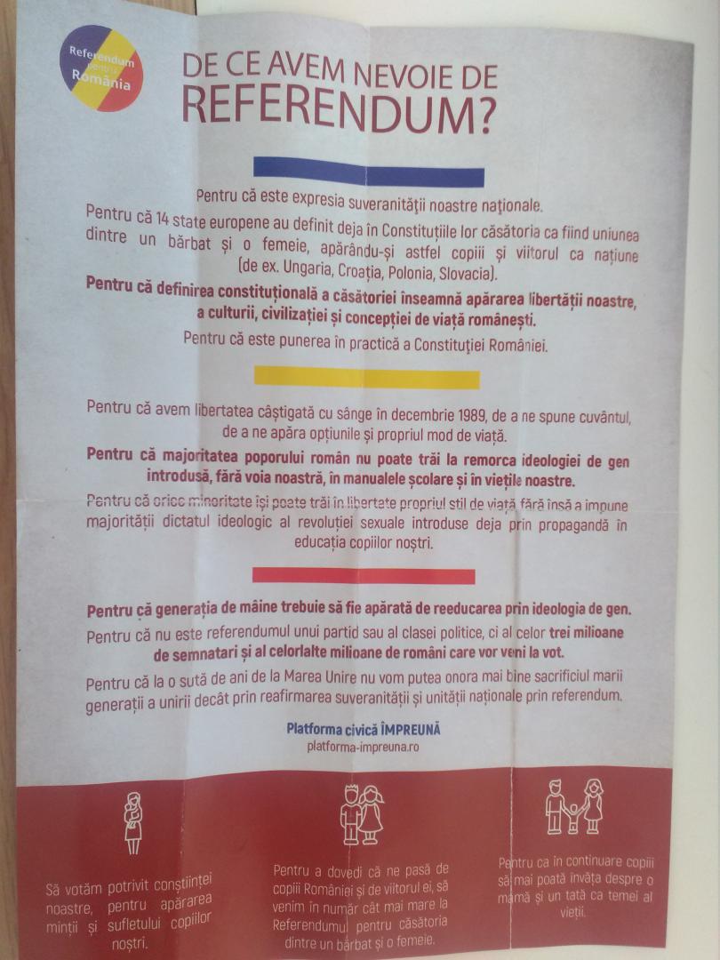 Campanie pentru referendum pe străzile Clujului. Cine este în spatele iniţiativei