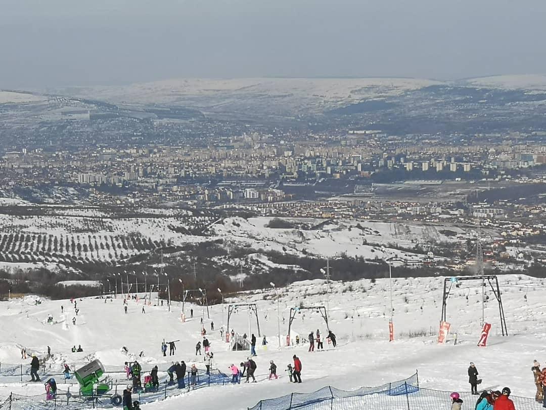FOTO: Weekend la ski. Peisaje uimitoare pe pârtiile din Cluj
