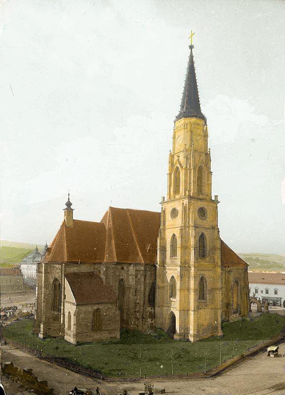 Poza zilei: Cum arăta Biserica Sfântul Mihail, la sfârșitul secolului XIX