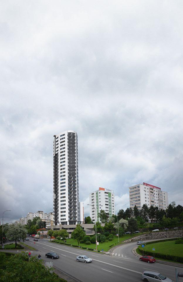 Cât te costă să locuieşti în cel mai înalt zgarie-nori din Cluj