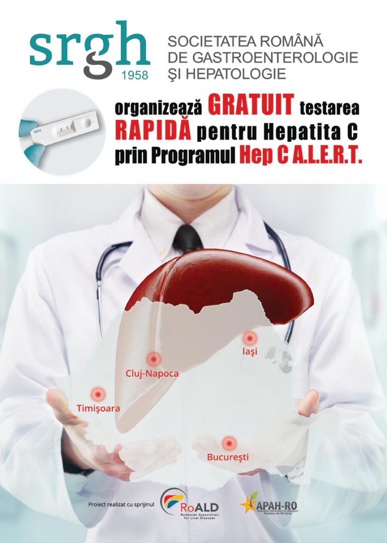 Testare gratuită pentru hepatita C, la Spitalul Județean Cluj