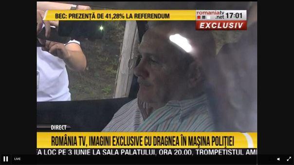 Imagini cu Dragnea din interiorul unei maşini, a doua care a ieşit din locuinţa liderului PSD