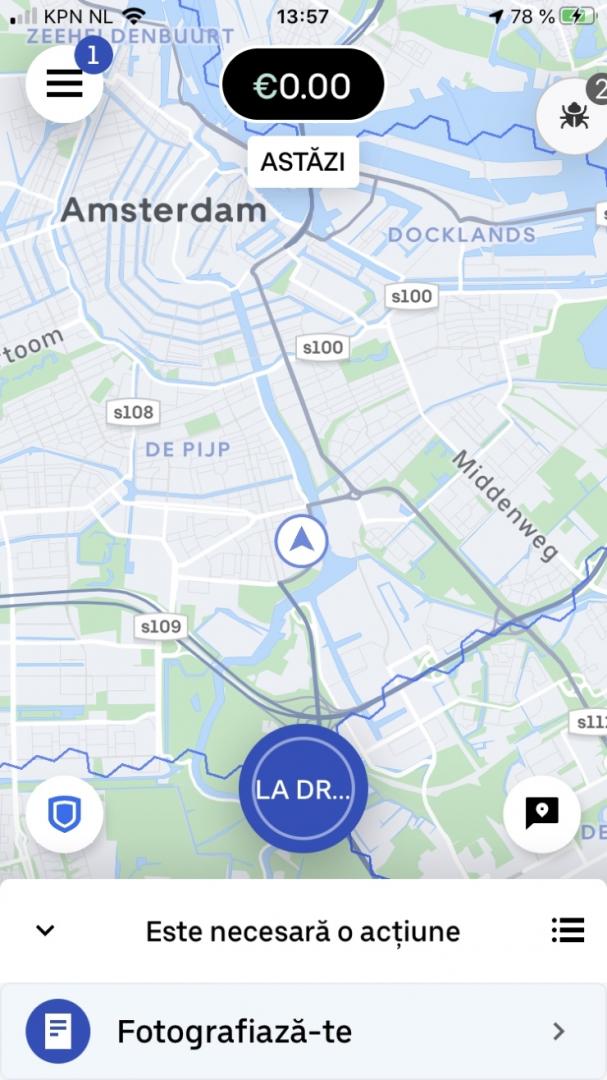 Uber lansează opţiunea de verificare facială în timp real
