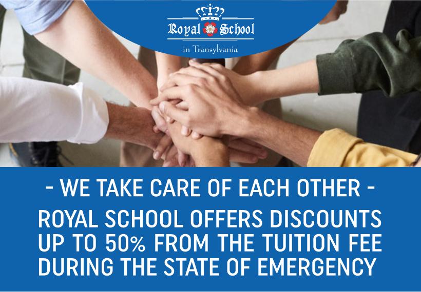 Royal School in Transylvania anunță reduceri ale taxelor de școlarizare cu până la 50%: ”Avem grijă unii de ceilalți!”