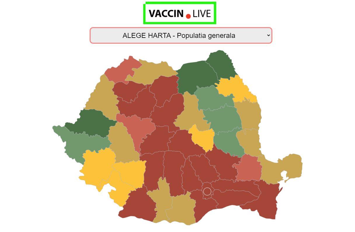 Vreți să vă programați la vaccinare? Harta care vă arată unde sunt locuri și ce ser se administrează în fiecare centru